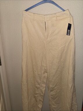 Universal Thread Wide-Leg Corduroy Pants in Cream